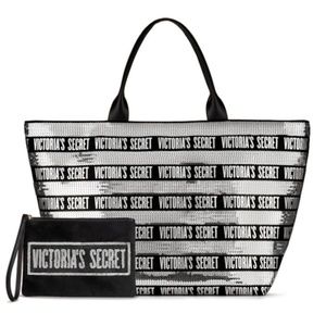 Victoria's Secret Large Sequin Getaway Tote